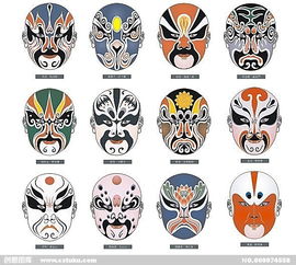 京剧的面具是什么样的形象